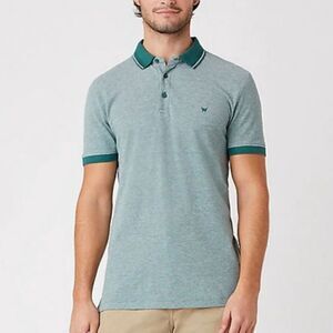 MEN'S SIMPLY STYLED POLOS SHIRT